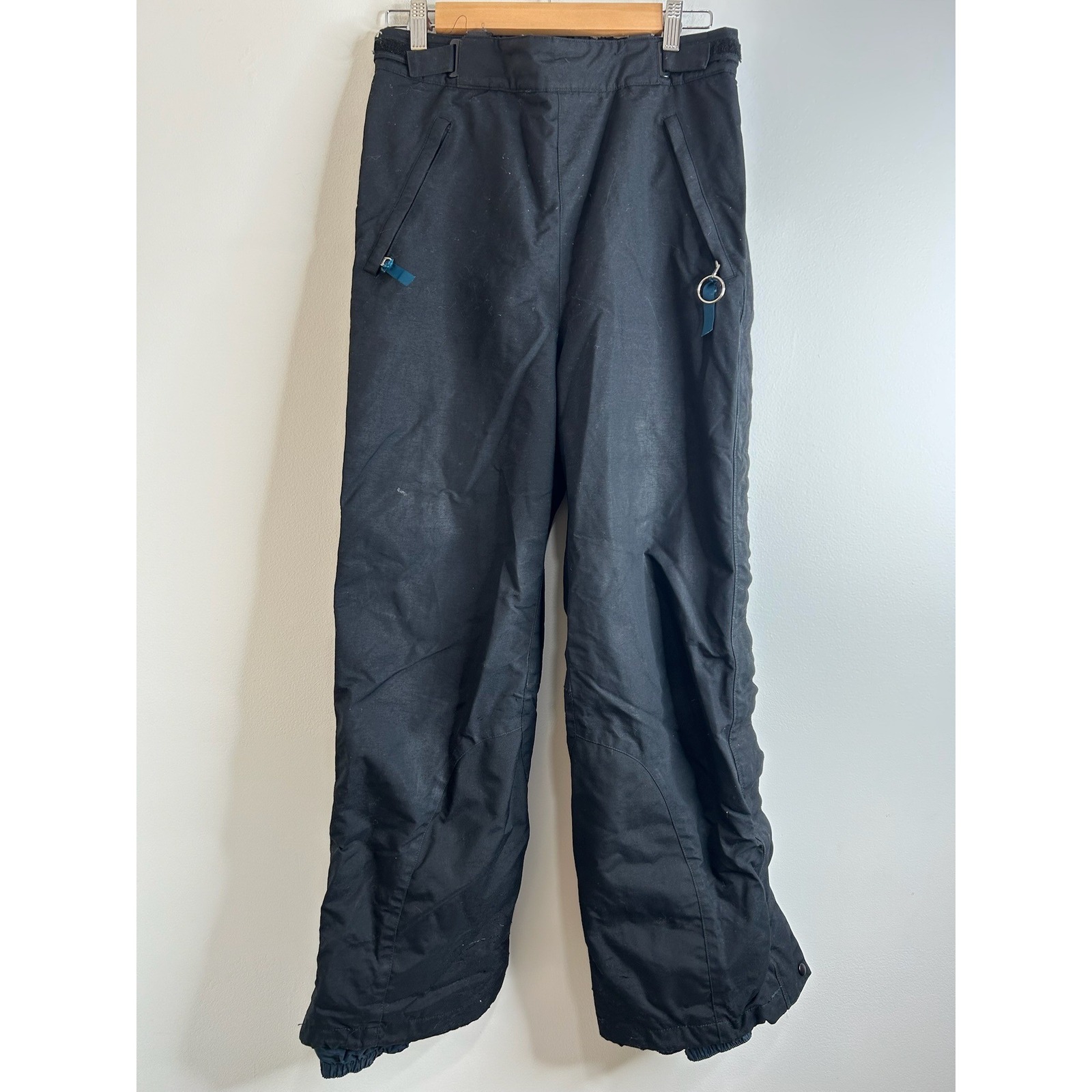 Patagonia Womens Black Ski Snowboard Pants Insulated Waterproof Sz 12 Outdoor